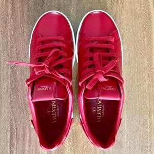 Valentino red sneakers